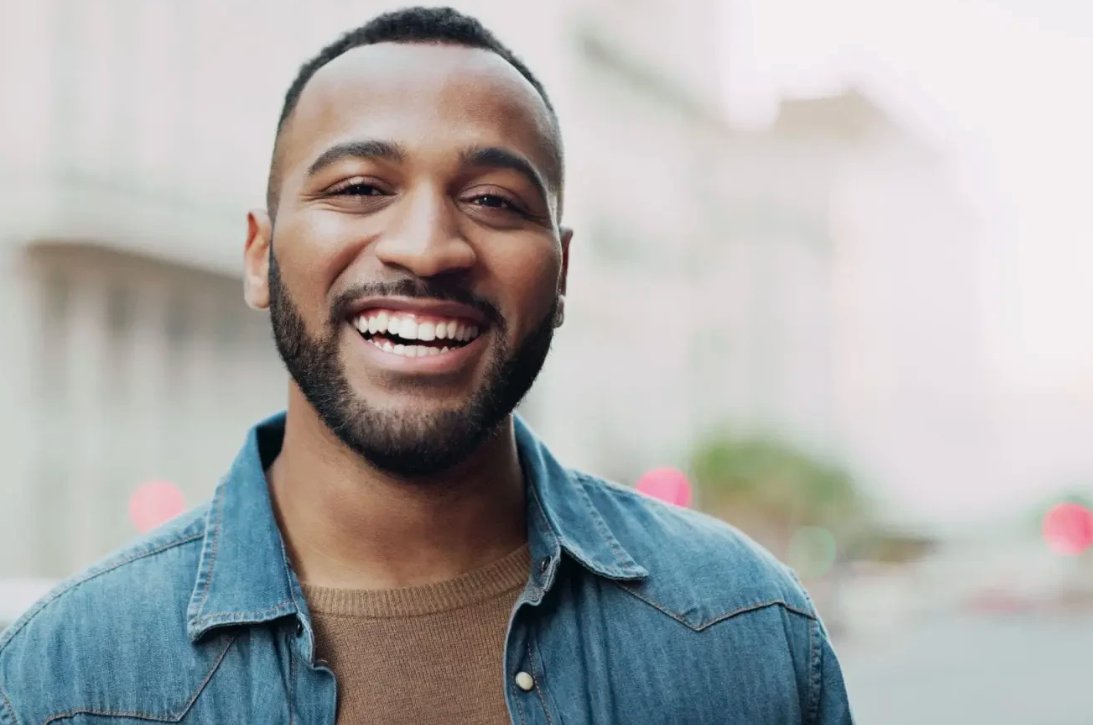 A person smiling